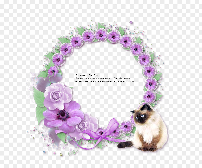 Wmbx Picture Frames Chain Flower PNG