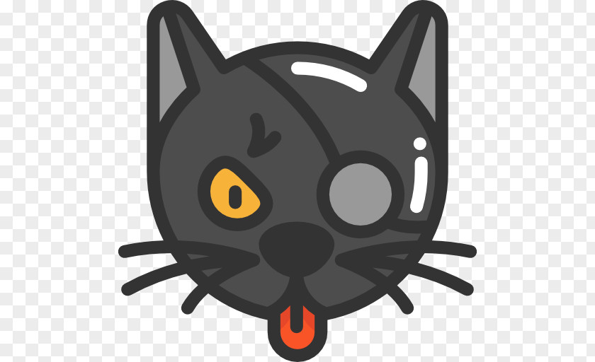 Cat Black Whiskers Clip Art PNG