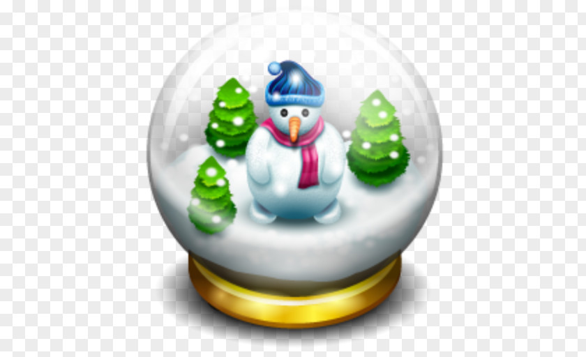 Christmas Crystal Ball Snow Globes PNG