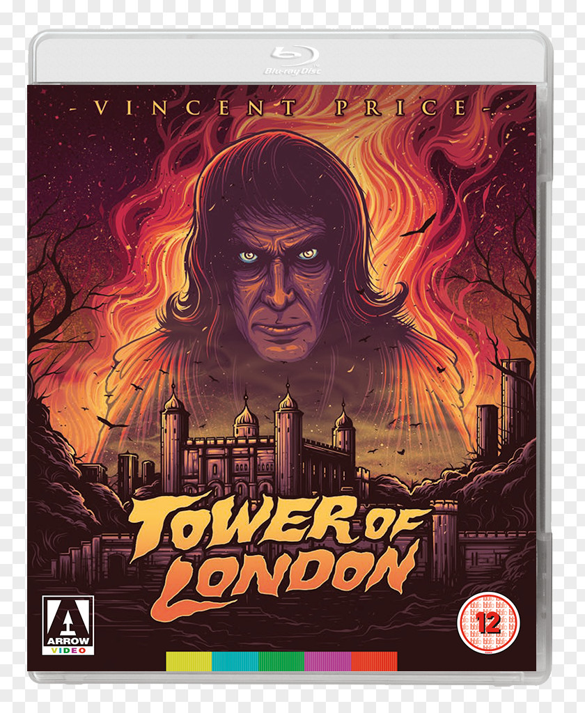 Dvd Vincent Price Tower Of London Blu-ray Disc DVD Arrow Films PNG