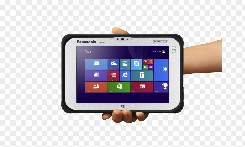 Holding A Tablet Intel Core I5 Panasonic Rugged Computer PNG
