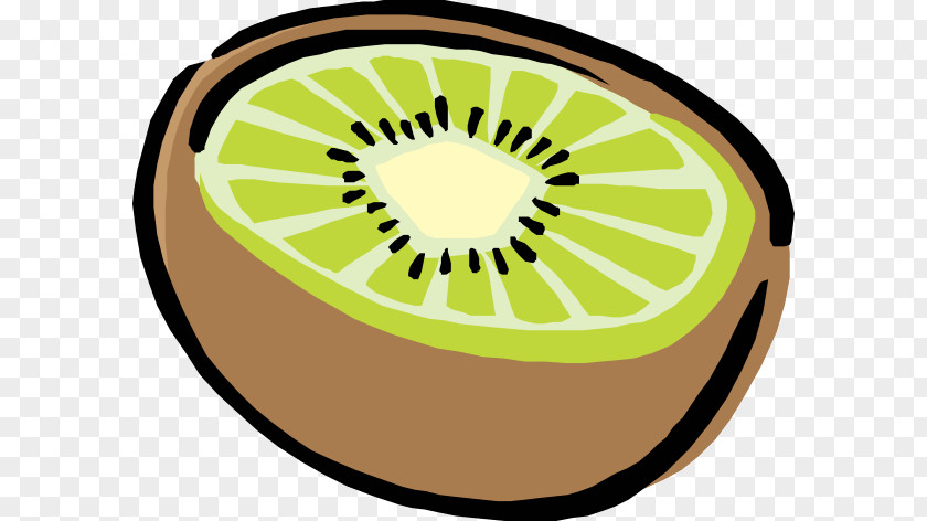 Kiwi Slice Kiwifruit Clip Art PNG