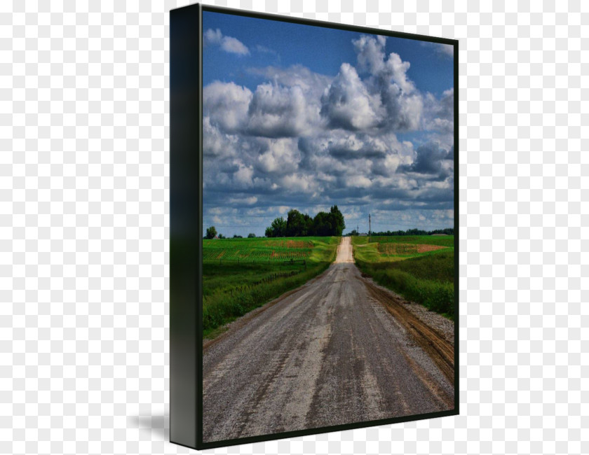 Long Road Rural Area Land Lot Prairie Stock Photography PNG