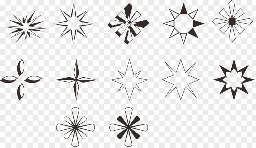 Star Material Element Polygon Hexagram PNG