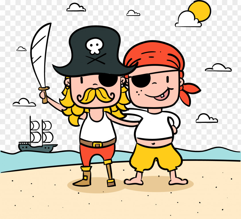 Common Pirate Illustration Image Vector Graphics Cartoon PNG