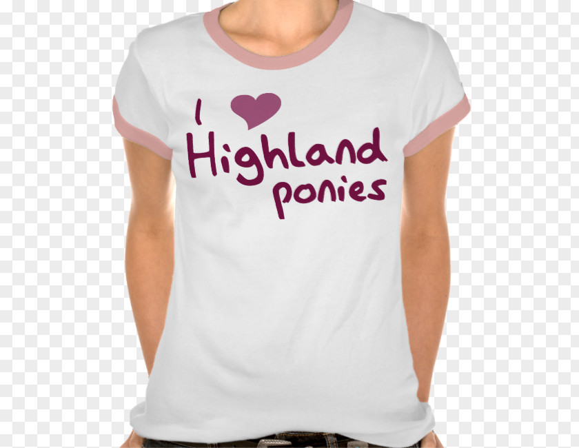 T-shirt Highland Pony Shoulder Sleeve PNG