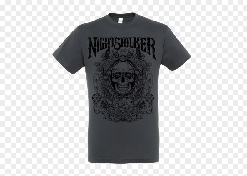 T-shirt Nightstalker Just A Burn Dead Rock Commandos Sleeve PNG