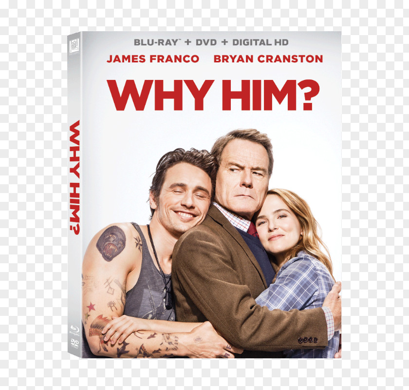 Dvd John Hamburg Bryan Cranston Why Him? Blu-ray Disc Ultra HD PNG