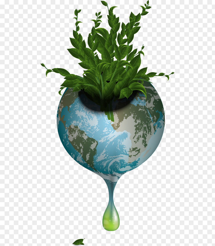 Vector Earth Creative Energy Renewable Illustration PNG