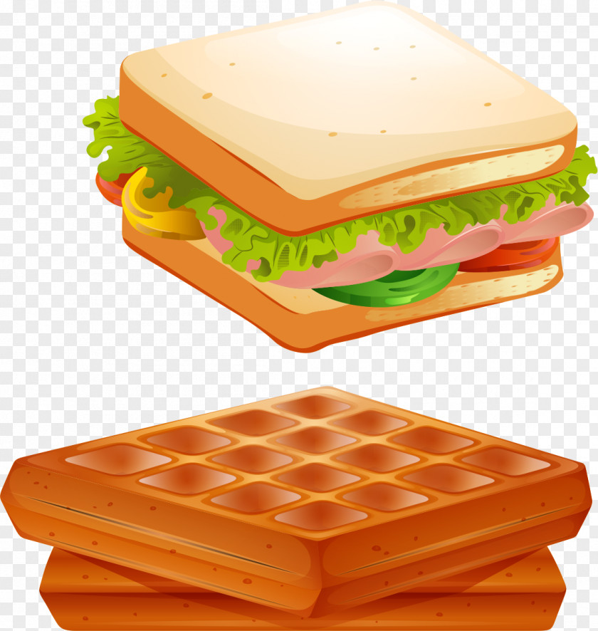 Bacon Burger Hamburger Sausage Breakfast Fast Food PNG