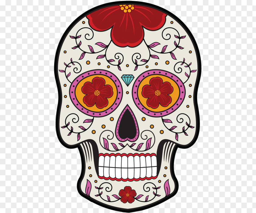 Calavera Mexican Cuisine Skull And Crossbones Death Day Of The Dead PNG