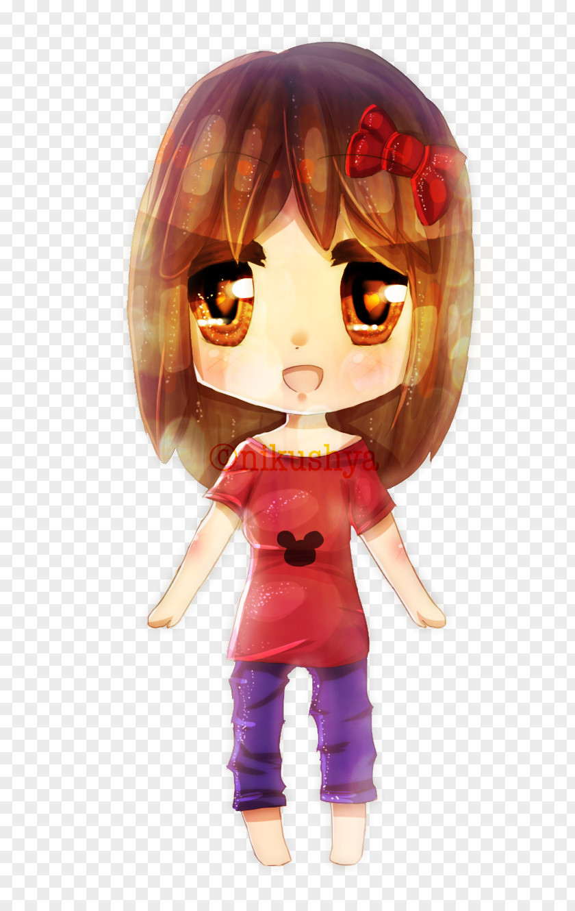 Little Miss Doll Figurine Character PNG