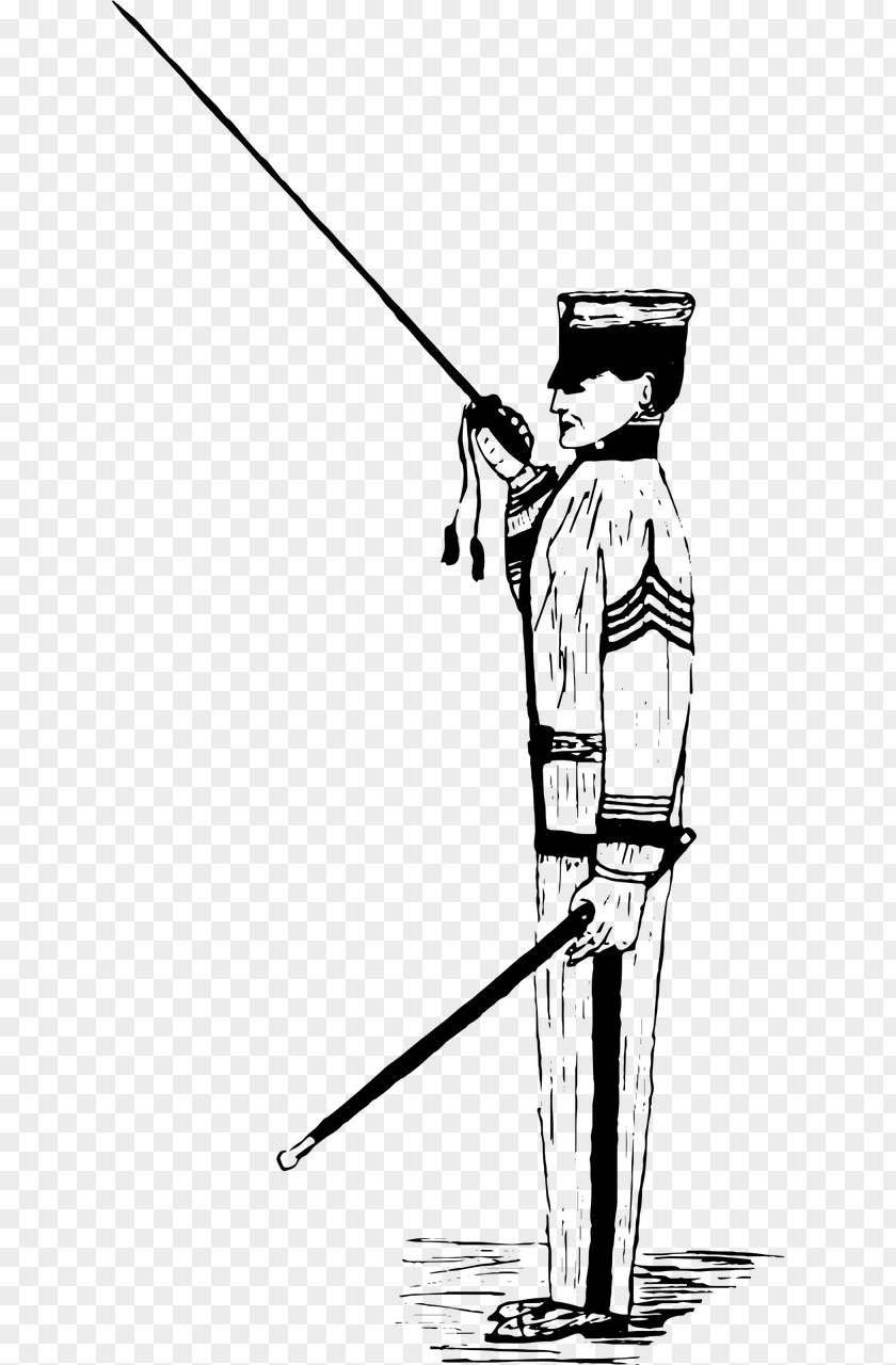 Soldier-silhouette Black And White Drawing PNG
