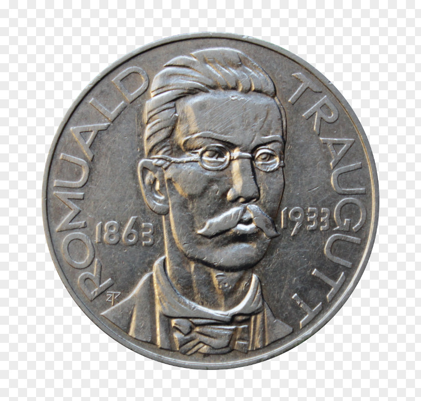 Coin Allegro 10 Złotych 1933 Romuald Traugutt Polish Złoty Auction PNG