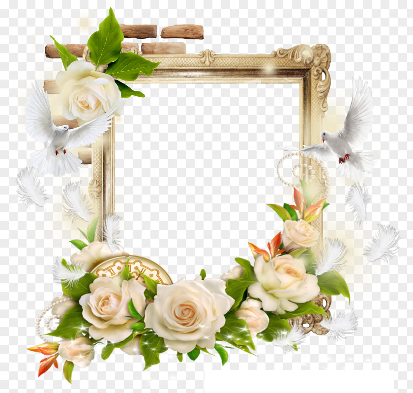 Peach Wedding Picture Frames Photography Scrapbooking PNG