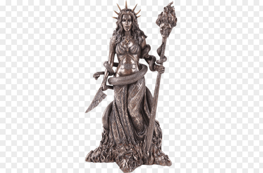 Roman Mythology Hades Bronze Sculpture Hera Figurine Hecate PNG