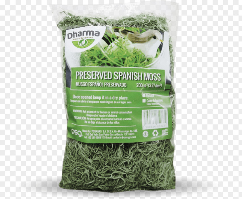 Spanish Moss Bag Cubic Inch PNG