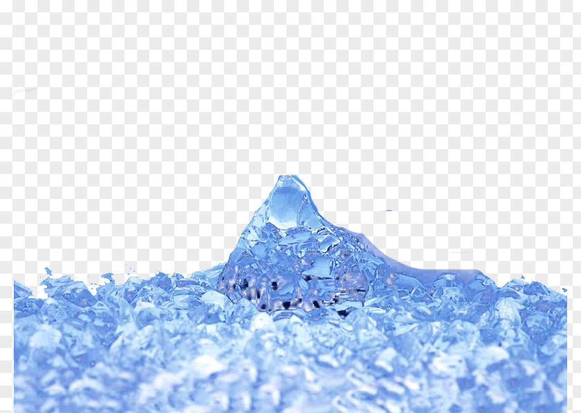 Triangular Ice Baobing Snow Cone Cube PNG