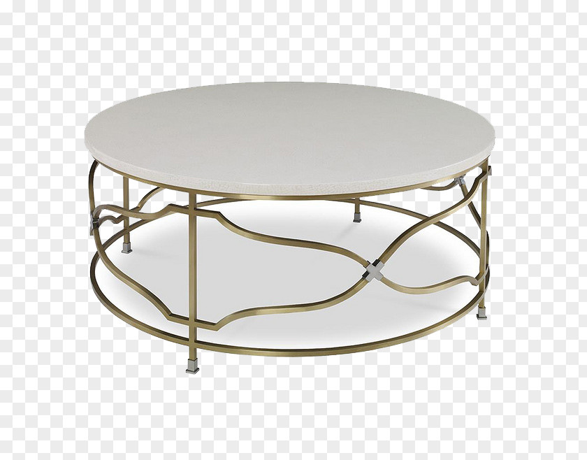 White Round Coffee Table Cocktail Furniture PNG