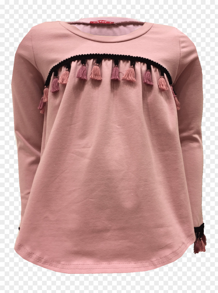 Product Material Sleeve Pink M Shoulder Blouse RTV PNG