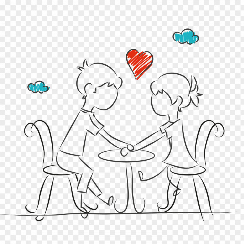 Direct Sketch Love Drawing Image Kiss PNG