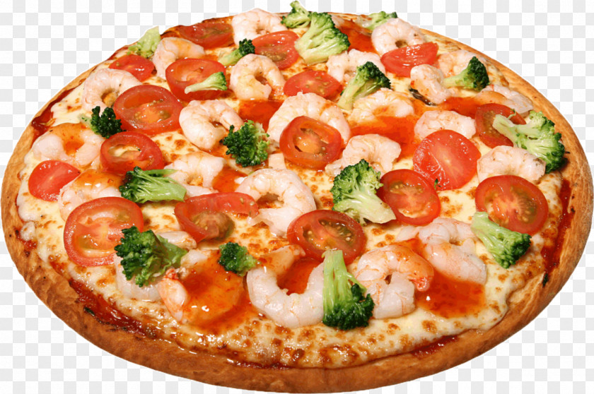 Pizza Chicago-style Seafood Sicilian Take-out PNG