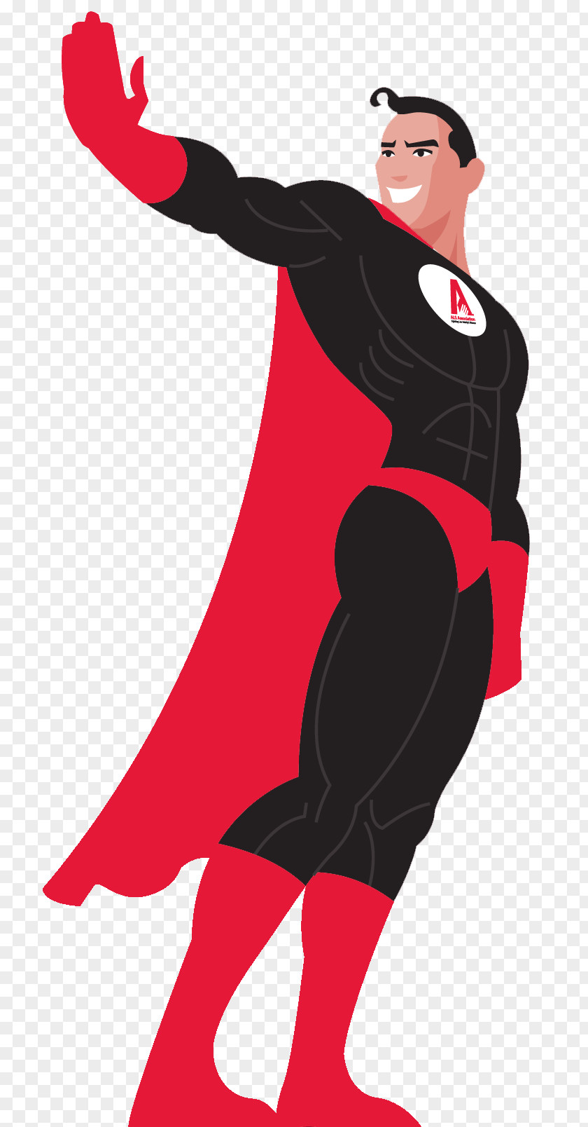 RED.M Superhero Shoe Clip Art PNG