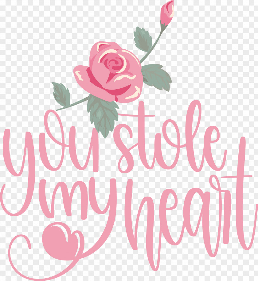 You Stole My Heart Valentines Day Quote PNG