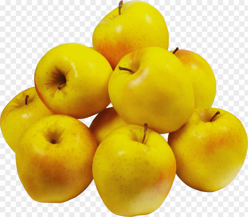 Apple Yellow Plum Natural Foods Fruit Food Plant PNG