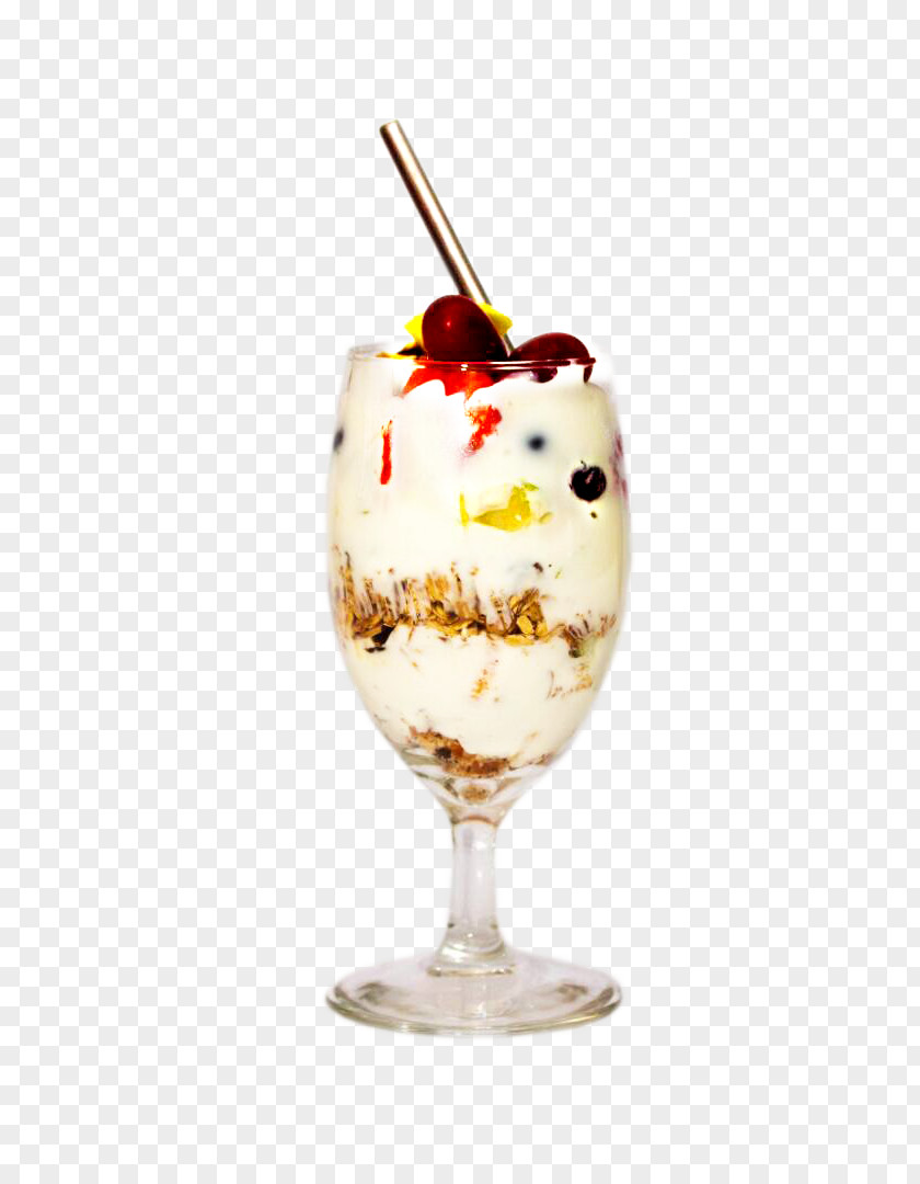 Ice Cream Sundae Gelato Parfait Knickerbocker Glory PNG
