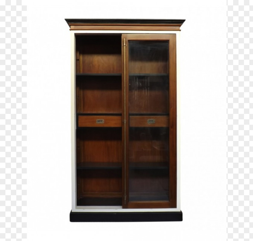 Retro European Style Shelf Bookcase Armoires & Wardrobes Angle PNG