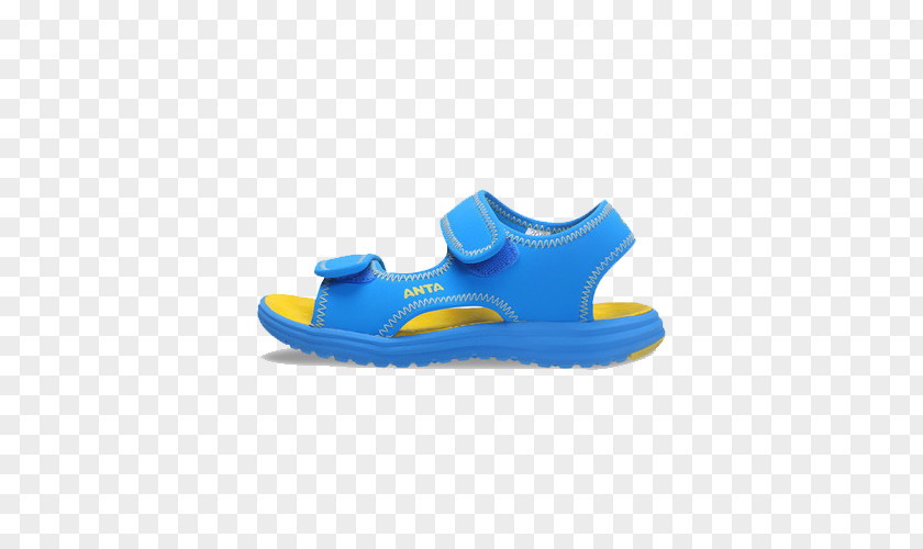 Anta 2016 Models Boys Sandals Slipper Sandal Blue Shoe Sports PNG