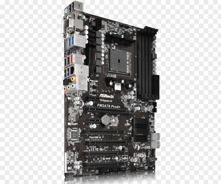 ASRock Fm2a78 Pro4+ Motherboard 95/100w Processors Socket Fm2/+ A78 Fch (bolton-d3) ATX Raid Gigabit LAN (Integrated AMD Graphics) Computer Cases & Housings CPU PNG