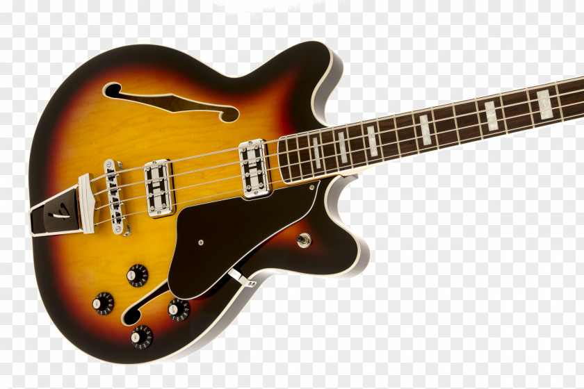 Bass Guitar Fender Coronado Precision Starcaster PNG