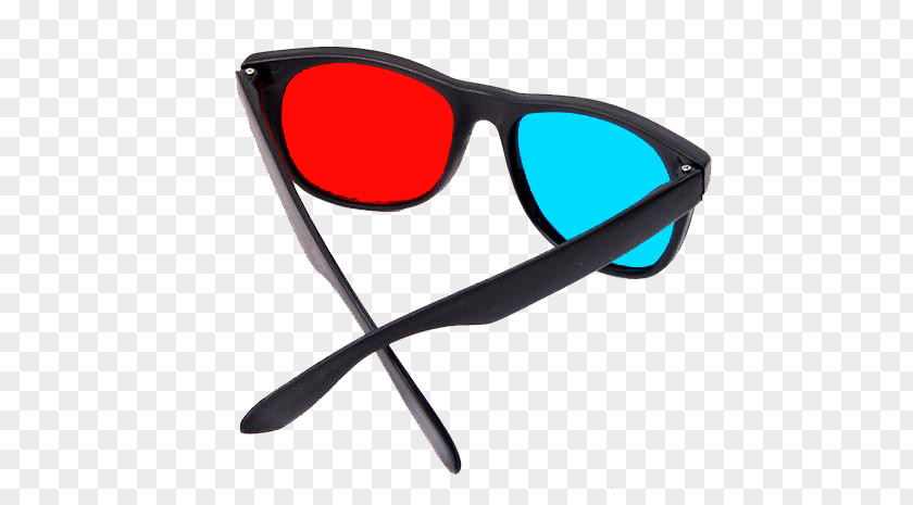 Glasses Icon Goggles Anaglyph 3D Polarized System Film PNG