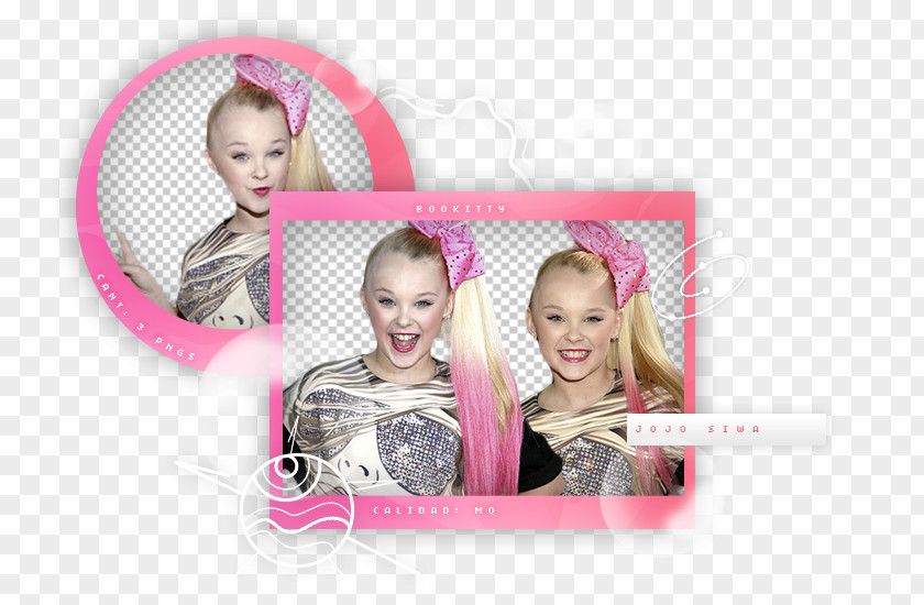 Jojo Siwa Picture Frames Doll Pink M Toddler PNG