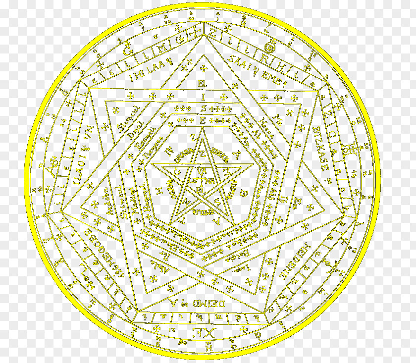 Symbol Enochian Magic Sigillum Dei PNG
