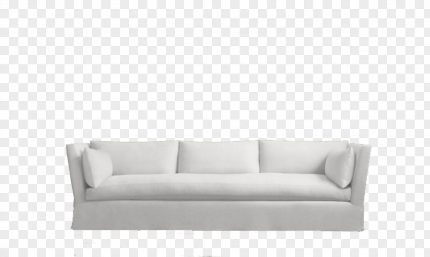 White Sofa Bed Couch Comfort Angle PNG