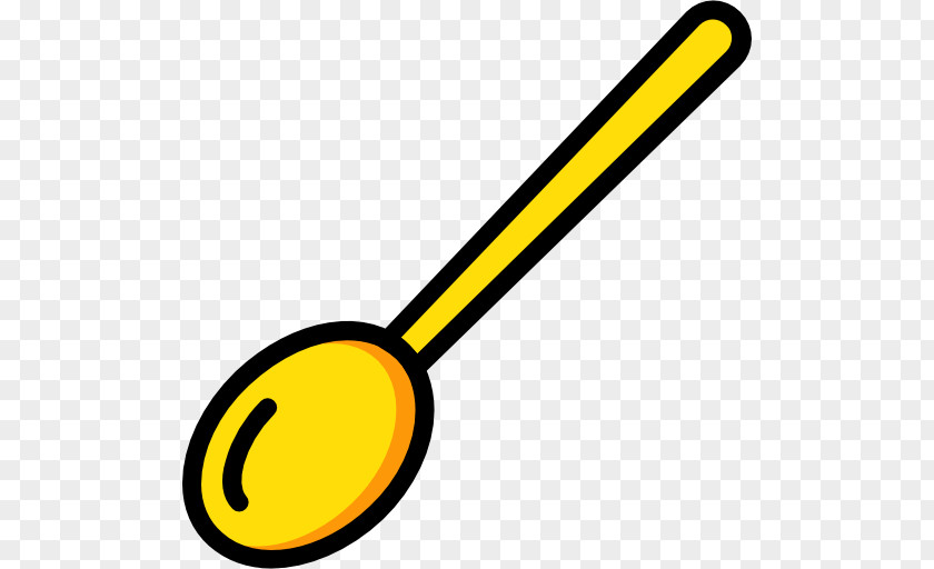 Yellow Spoon Clip Art PNG