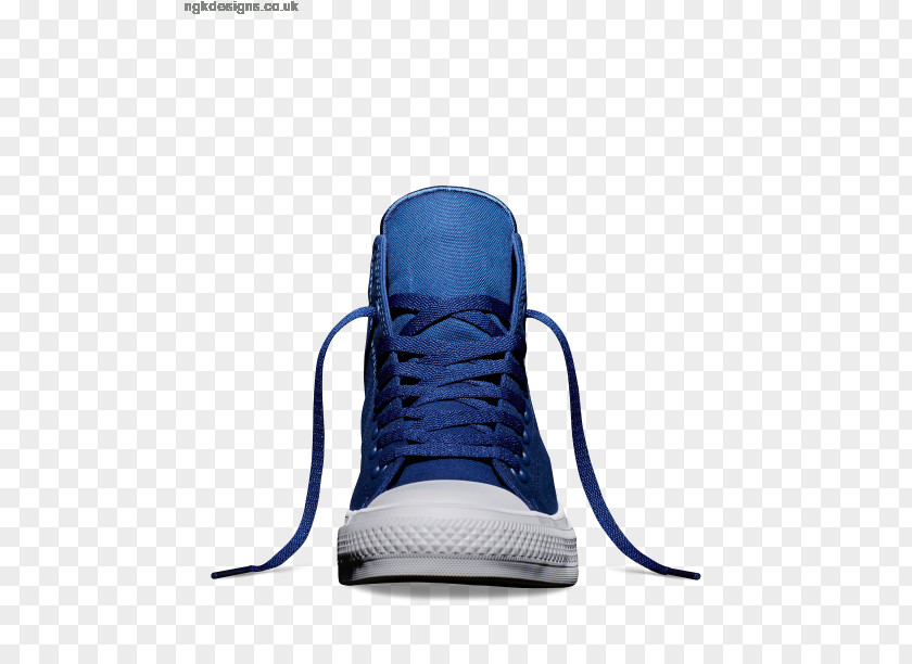 Crip Blue Converse Shoes For Women Chuck Taylor All-Stars CT II Hi Black/ White Sports High-top PNG