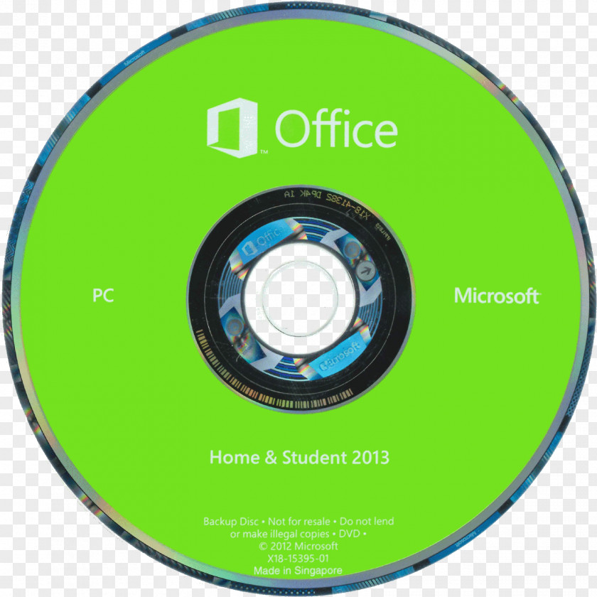 Microsoft Compact Disc Office 2013 Language Interface Pack PNG