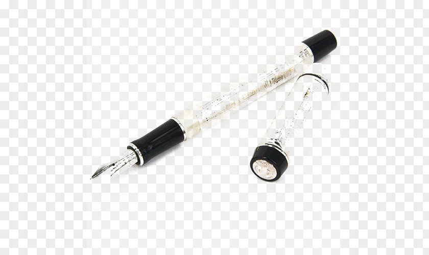 Pen Fountain Parker Company Ink Sterling Silver PNG
