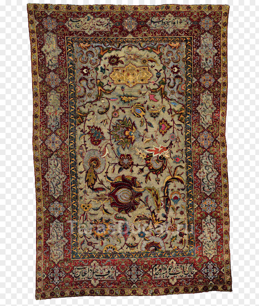 Carpet Persian Oriental Rug Kerman Tabriz PNG