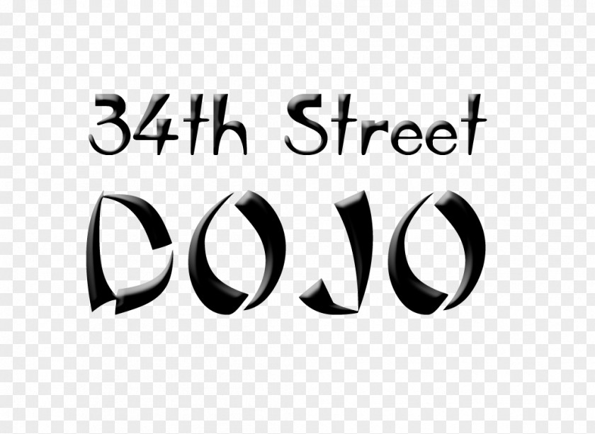 Massacre On 34th Street Dojo Sensei Black Belt Logo PNG