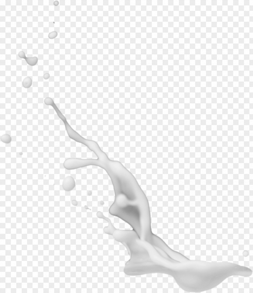 Milk Splash Liquid Black And White PNG