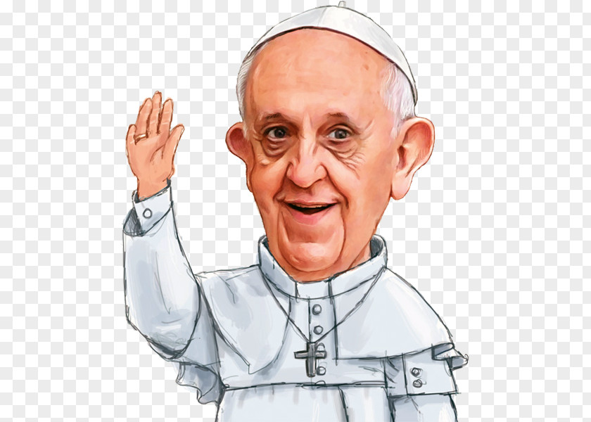 Pope Francis Caricature Vatican City Holy See PNG