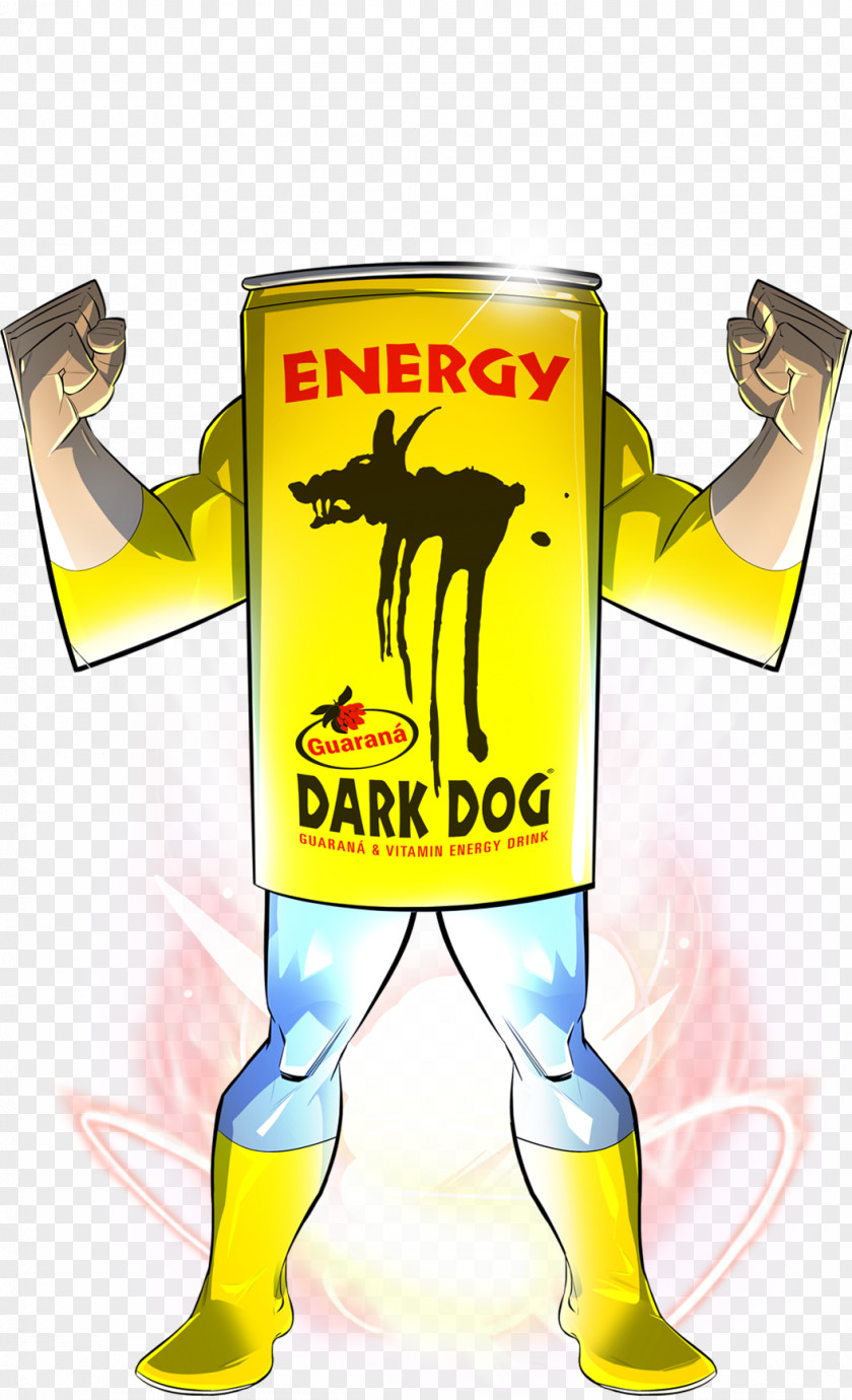 SUPERHERO DOG Energy Drink Dark Dog Superhero Comics Guarana PNG