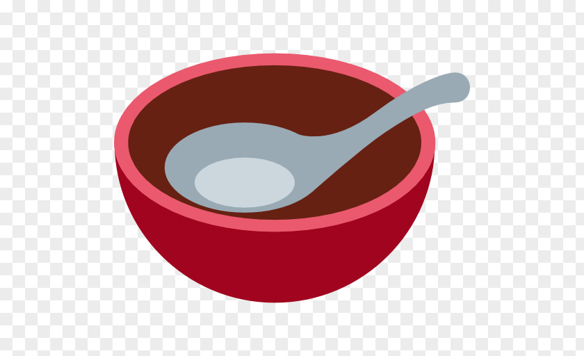 Emoji Bowl Spoon Eating Kitchen PNG