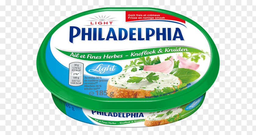 Fine Herbs Milk Philadelphia Cream Cheese Butterbrot PNG