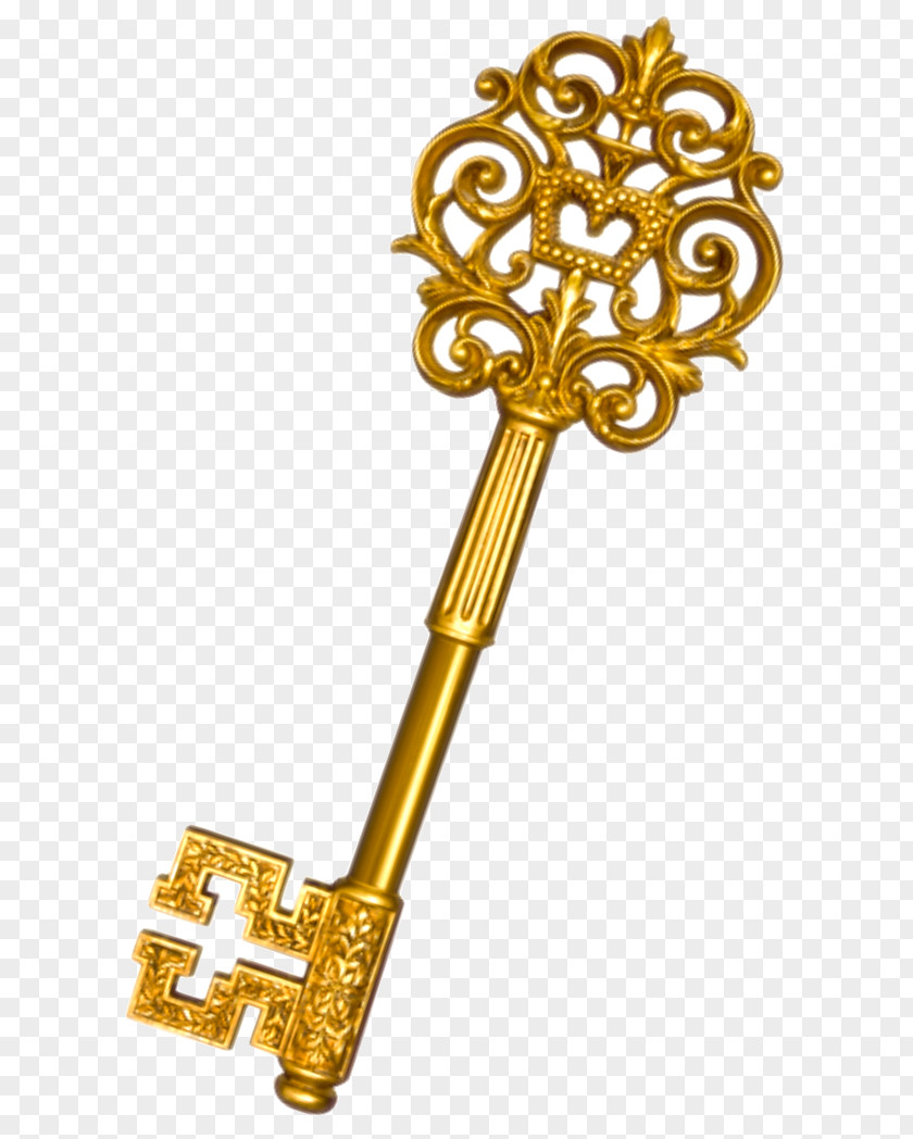 Prayer key Gold Clip Art Transparency Image PNG